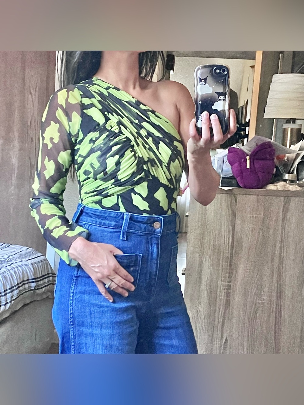 Asymmetrical bodysuit